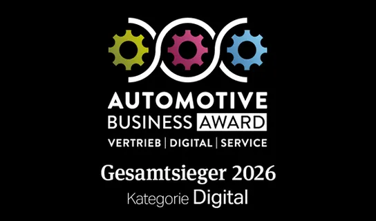 Automotive Business Award 2026 Gesamtsieger Kategorie Digital
