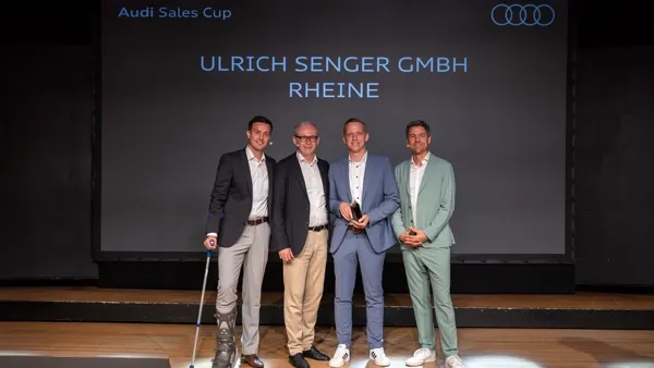 Senger Gruppe wird dreimal beim Audi Sales Cup 2026 ausgezeichnet